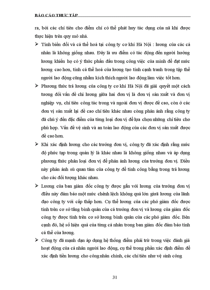 image for page Báo cáo thực tập Công ty cơ khí Hà Nội