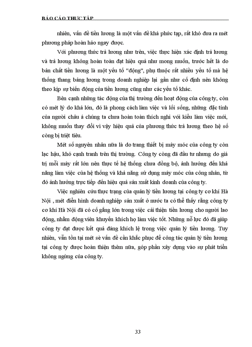 image for page Báo cáo thực tập Công ty cơ khí Hà Nội