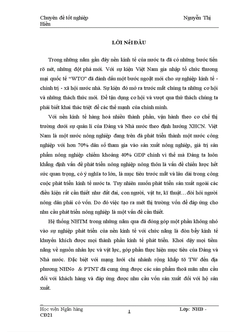 image for page Tín dụng đối với hộ sản xuất tại NHNo & PTNT huyện Đức Thọ, Thực trạng và Giải pháp