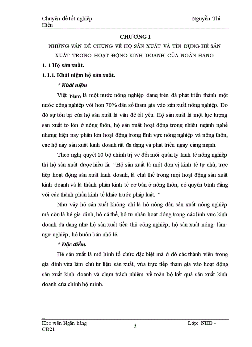 image for page Tín dụng đối với hộ sản xuất tại NHNo & PTNT huyện Đức Thọ, Thực trạng và Giải pháp