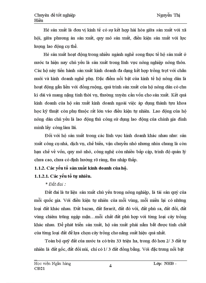 image for page Tín dụng đối với hộ sản xuất tại NHNo & PTNT huyện Đức Thọ, Thực trạng và Giải pháp