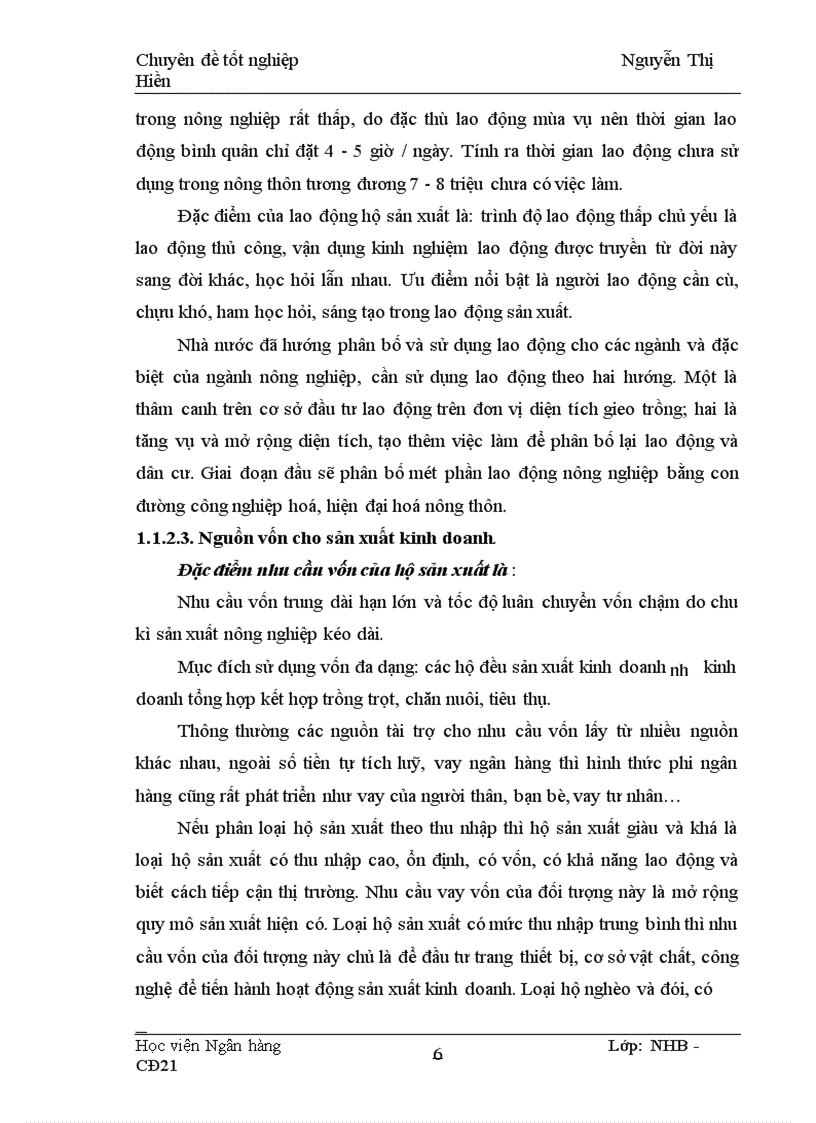 image for page Tín dụng đối với hộ sản xuất tại NHNo & PTNT huyện Đức Thọ, Thực trạng và Giải pháp