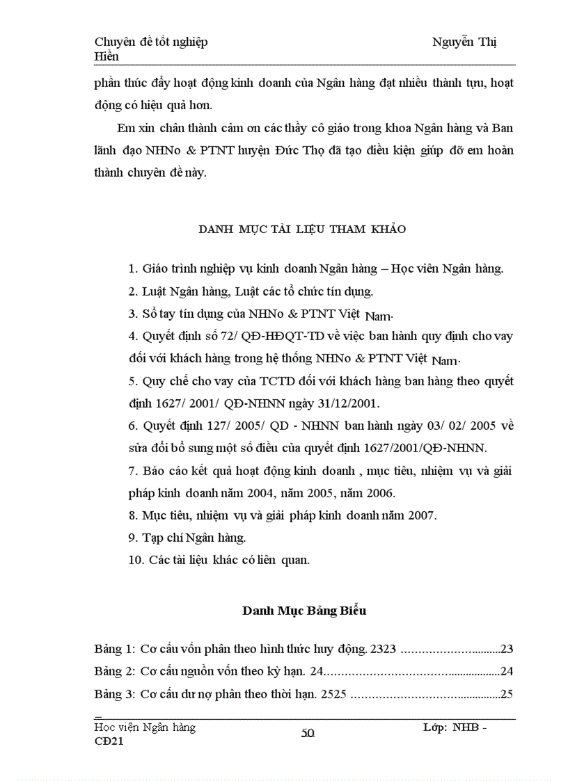 image for page Tín dụng đối với hộ sản xuất tại NHNo & PTNT huyện Đức Thọ, Thực trạng và Giải pháp