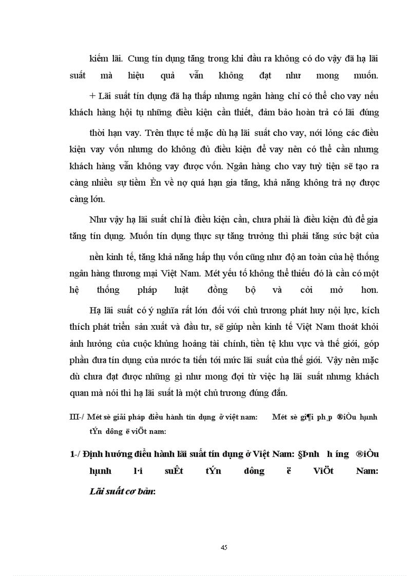 image for page Bàn về hệ thống lãi suất tín dụng ở Việt Nam hiện nay