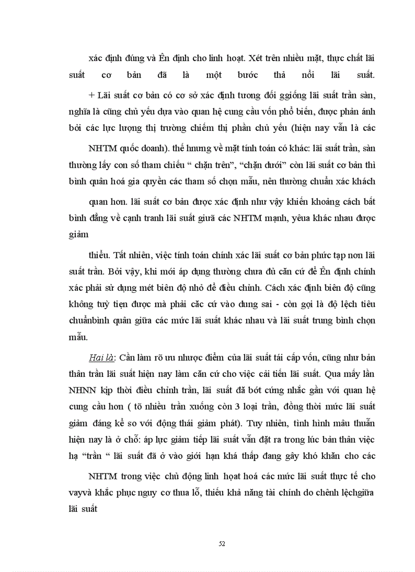 image for page Bàn về hệ thống lãi suất tín dụng ở Việt Nam hiện nay