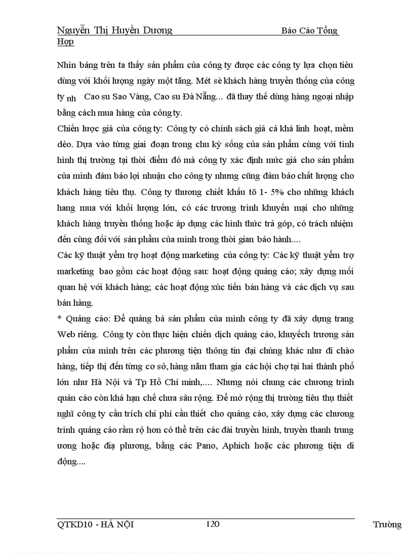 image for page Thực tập tại công ty Dệt vải công nghiệp Hà Nội