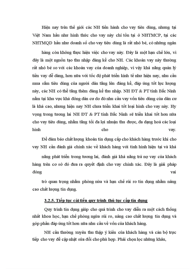 image for page Giải pháp nâng cao chất lượng tín dụng tại Chi nhánh Ngân hàng Đầu tư & Phát triển Tỉnh Bắc Ninh