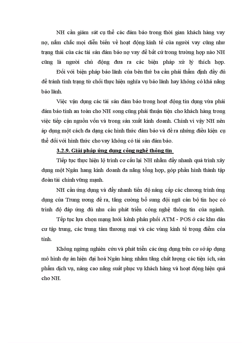 image for page Giải pháp nâng cao chất lượng tín dụng tại Chi nhánh Ngân hàng Đầu tư & Phát triển Tỉnh Bắc Ninh