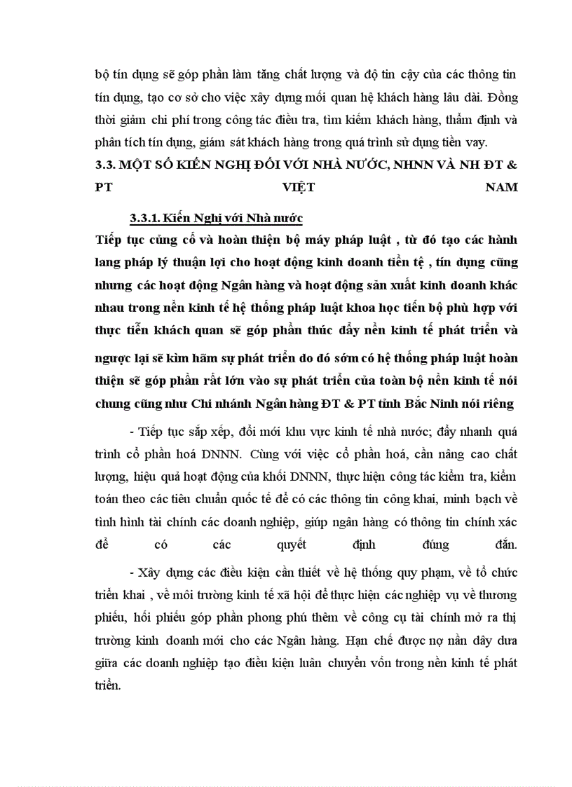 image for page Giải pháp nâng cao chất lượng tín dụng tại Chi nhánh Ngân hàng Đầu tư & Phát triển Tỉnh Bắc Ninh