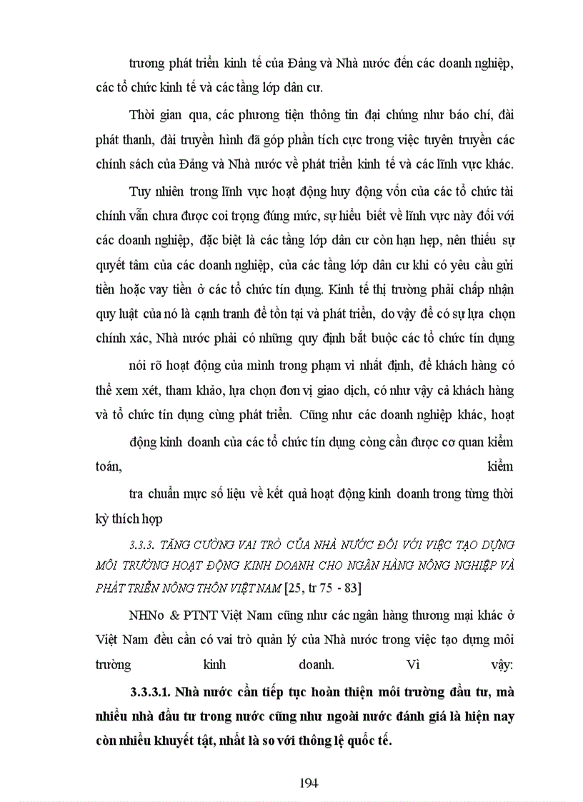 image for page Đổi mới cơ chế quản lý hoạt động kinh doanh của Ngân hàng Nông nghiệp và Phát triển Nông thôn Việt Nam trong nền kinh tế thị trường