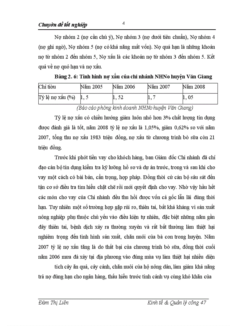 image for page Giải pháp nâng cao chất lượng tín dụng ngân hàng cho phát triển nông nghiệp trên địa bàn của NHNo&PTNT huyện Văn Giang