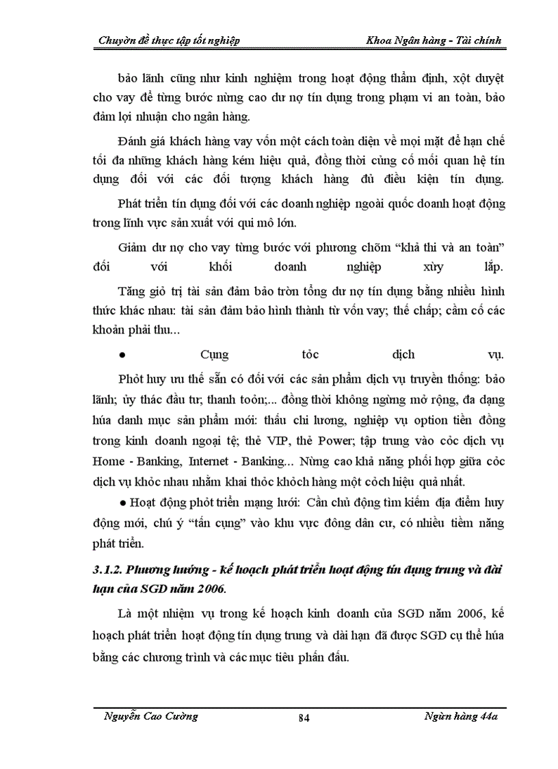 image for page Giải pháp nâng cao hiệu quả tín dụng trung và dài hạn tại Sở giao dịch – Ngân hàng đầu tư và phát triển Việt Nam