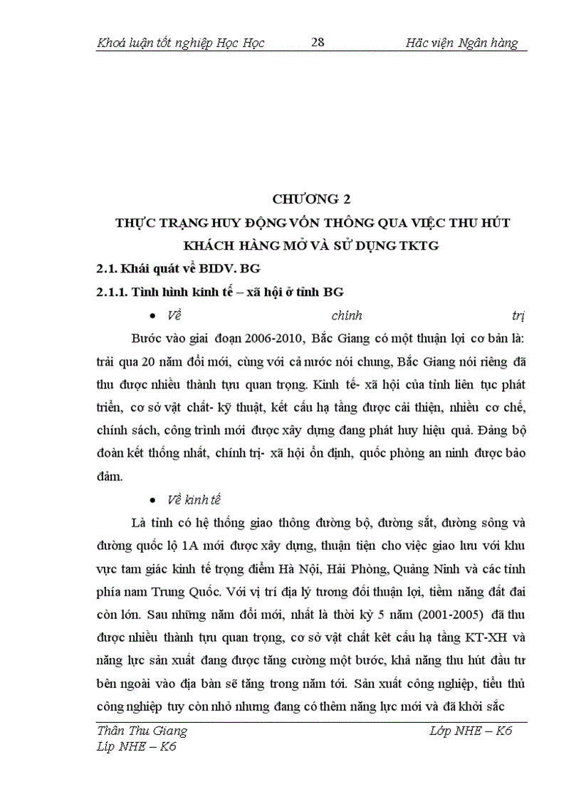 image for page Giải pháp tăng cường huy động vốn thông qua việc thu hút khách hàng mở và sử dụng TKTG tại BIDV.BG