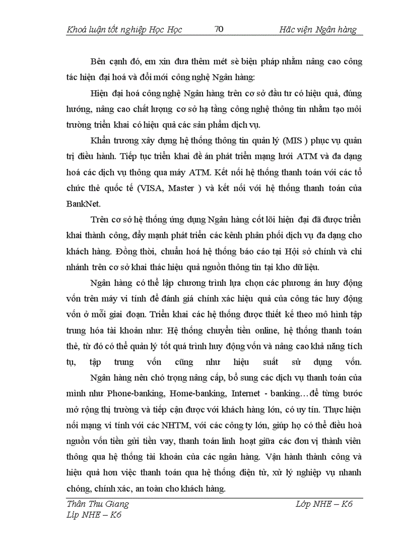 image for page Giải pháp tăng cường huy động vốn thông qua việc thu hút khách hàng mở và sử dụng TKTG tại BIDV.BG