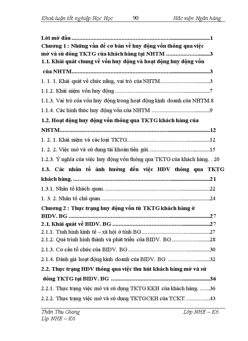 image for page Giải pháp tăng cường huy động vốn thông qua việc thu hút khách hàng mở và sử dụng TKTG tại BIDV.BG