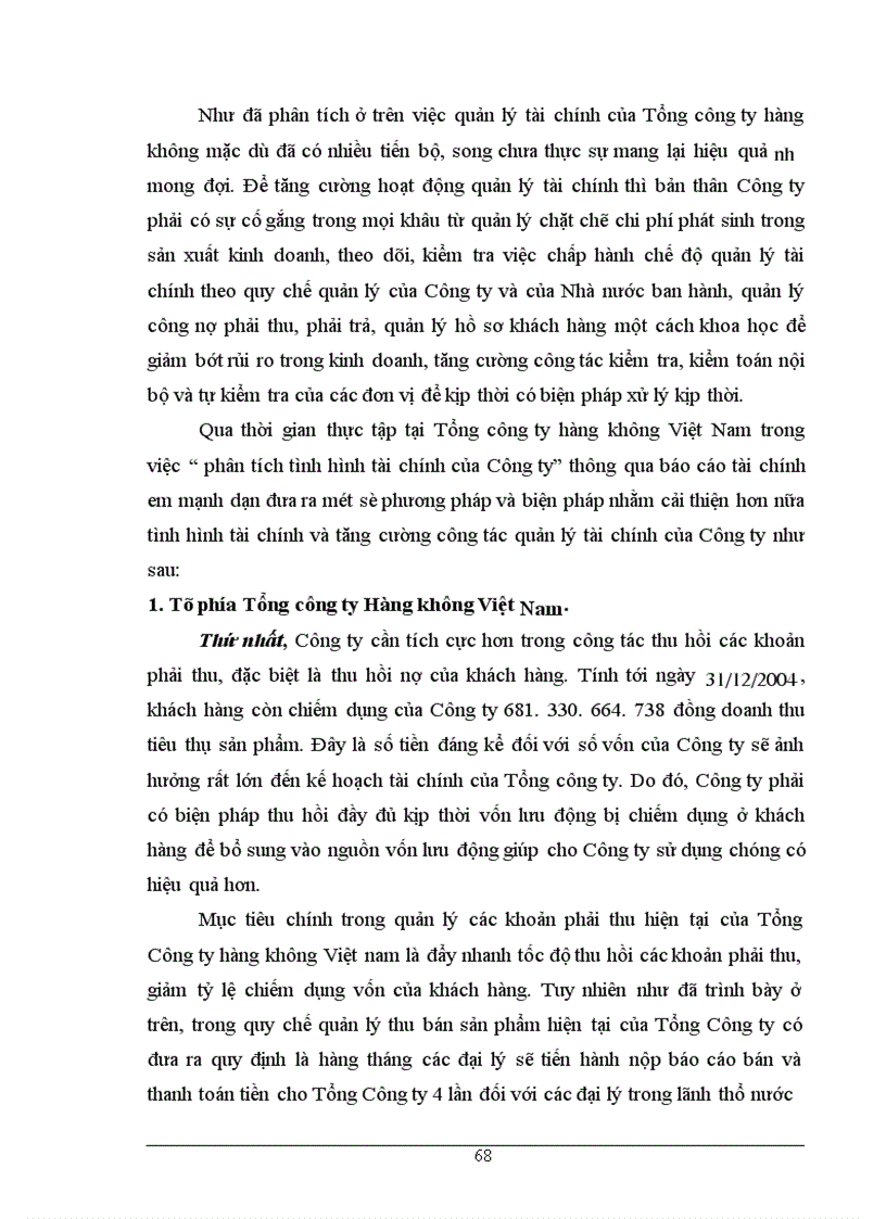 image for page Hoàn thiện nội dung phân tích tình hình tài chính tại Tổng công ty Hàng không Việt Nam