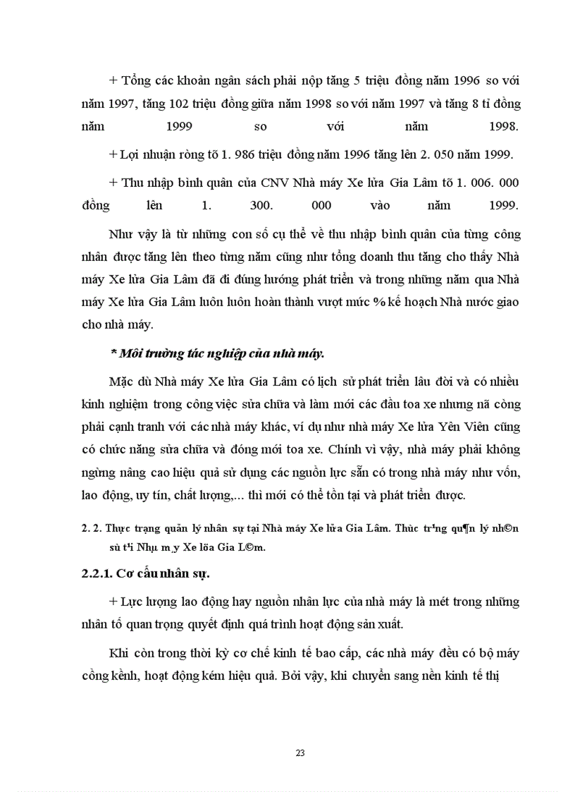 image for page Hoạt động quản trị nhân sự của Nhà máy Xe lửa Gia Lâm