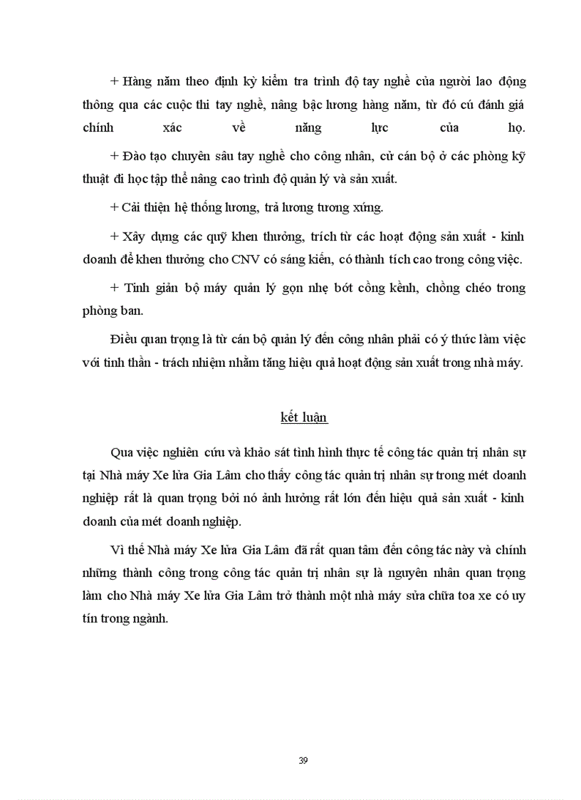image for page Hoạt động quản trị nhân sự của Nhà máy Xe lửa Gia Lâm