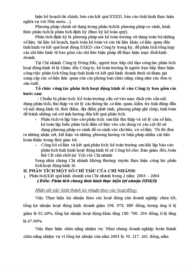 image for page Công tác tài chính của Chi nhánh Công ty Đông bắc