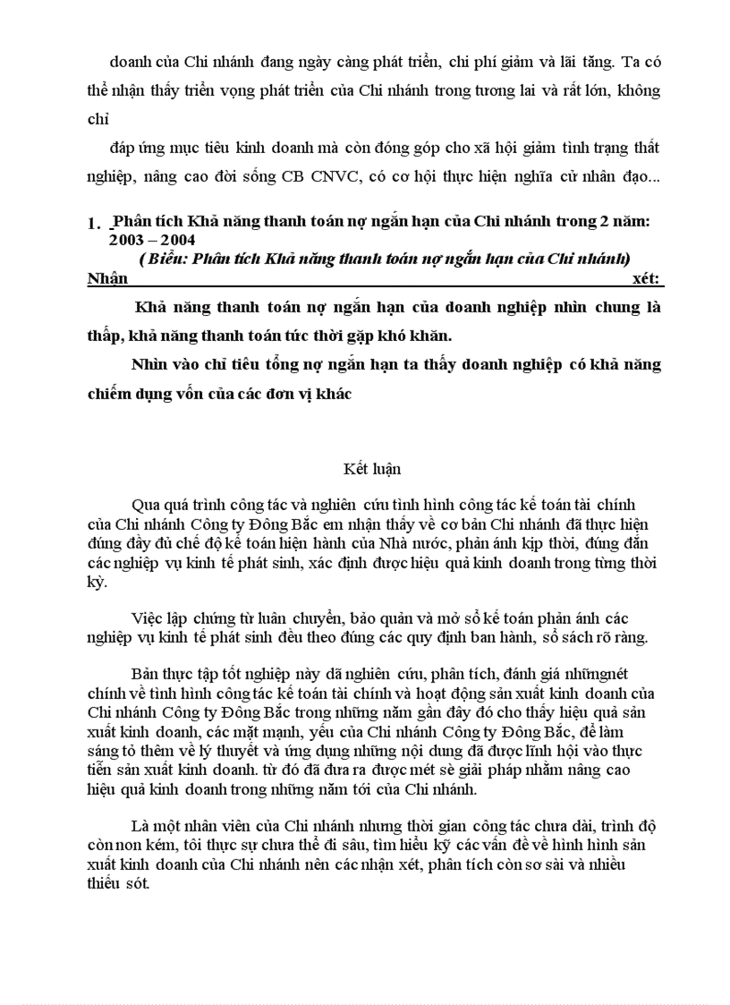 image for page Công tác tài chính của Chi nhánh Công ty Đông bắc