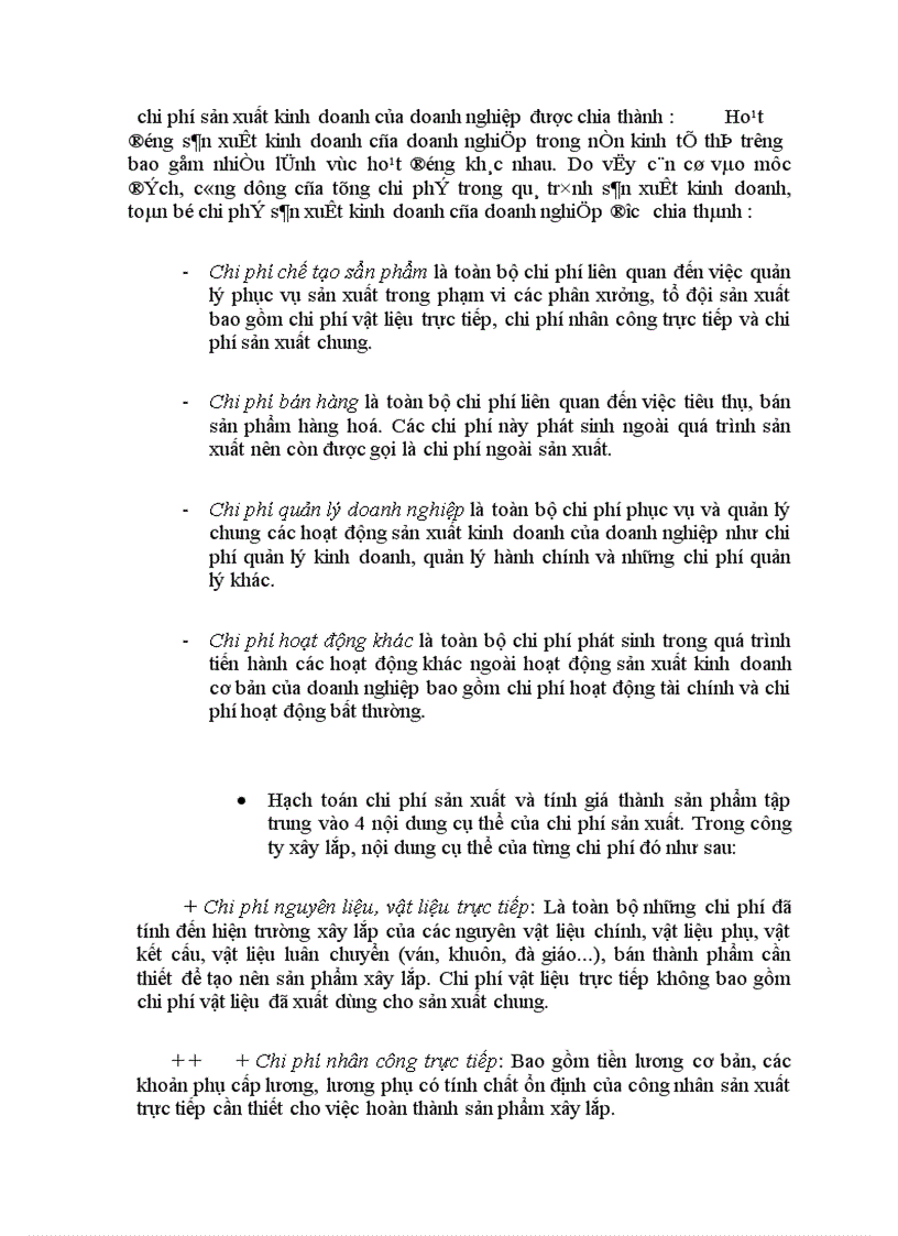 image for page Hoàn thiện kế toán tập hợp chi phí và tính giá thành sản phẩm trong các doanh nghiệp xây lắp