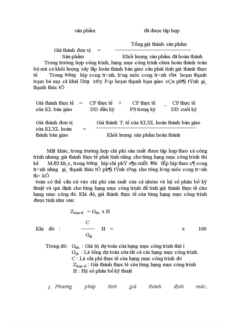 image for page Hoàn thiện kế toán tập hợp chi phí và tính giá thành sản phẩm trong các doanh nghiệp xây lắp