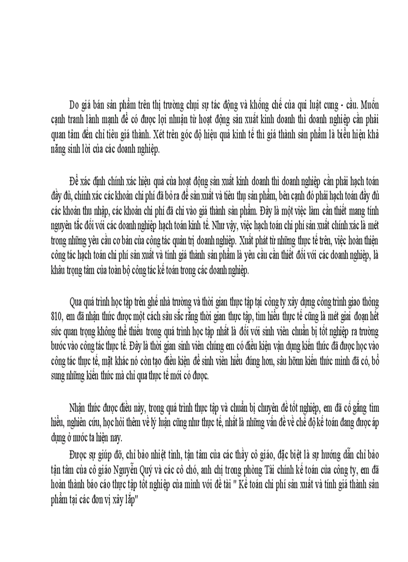 image for page Hoàn thiện kế toán tập hợp chi phí và tính giá thành sản phẩm trong các doanh nghiệp xây lắp