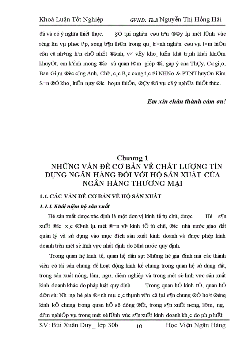 image for page Giải pháp nâng cao chất lượng tín dụng trong cho vay hộ sản xuất ở NHNo&PTNT huyện Kim Sơn, Tỉnh Ninh Bình