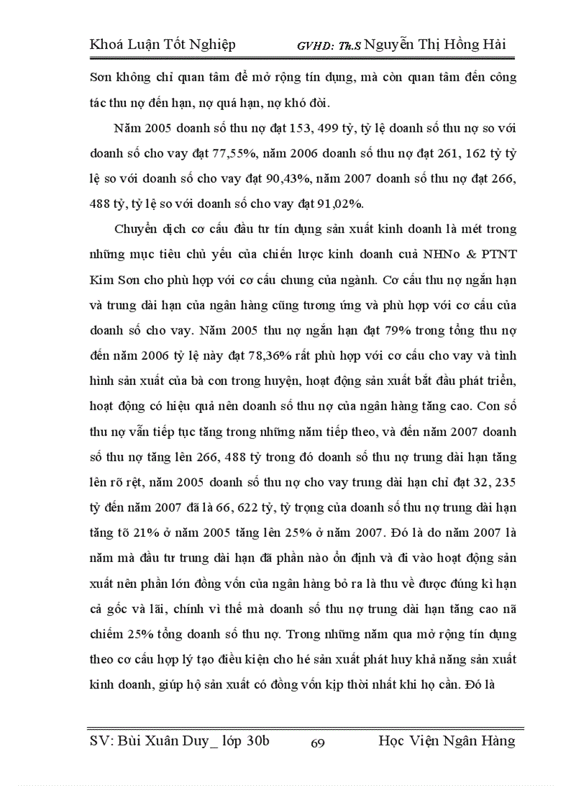 image for page Giải pháp nâng cao chất lượng tín dụng trong cho vay hộ sản xuất ở NHNo&PTNT huyện Kim Sơn, Tỉnh Ninh Bình