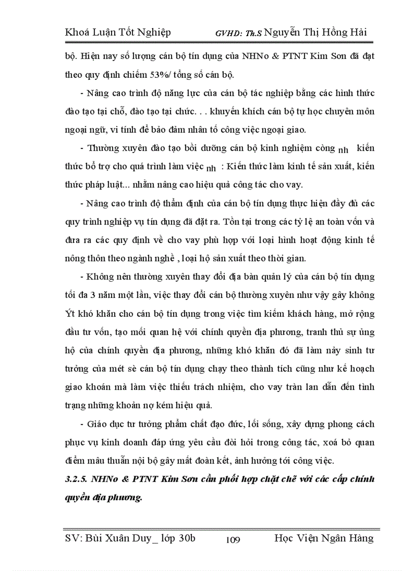 image for page Giải pháp nâng cao chất lượng tín dụng trong cho vay hộ sản xuất ở NHNo&PTNT huyện Kim Sơn, Tỉnh Ninh Bình