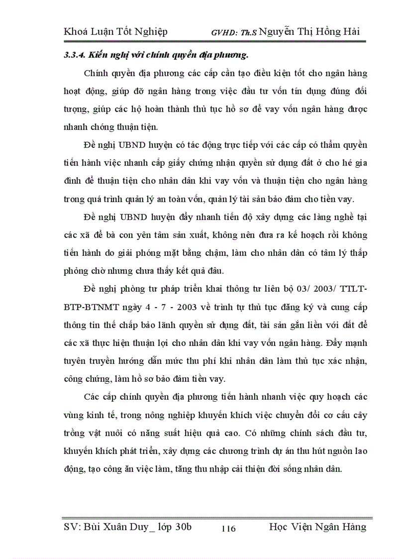 image for page Giải pháp nâng cao chất lượng tín dụng trong cho vay hộ sản xuất ở NHNo&PTNT huyện Kim Sơn, Tỉnh Ninh Bình