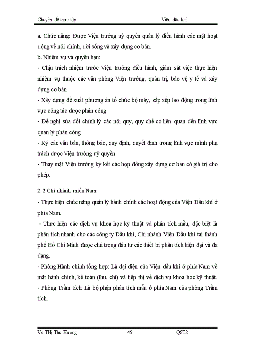 image for page Cơ cấu tổ chức bộ máy của Viện Dầu khí