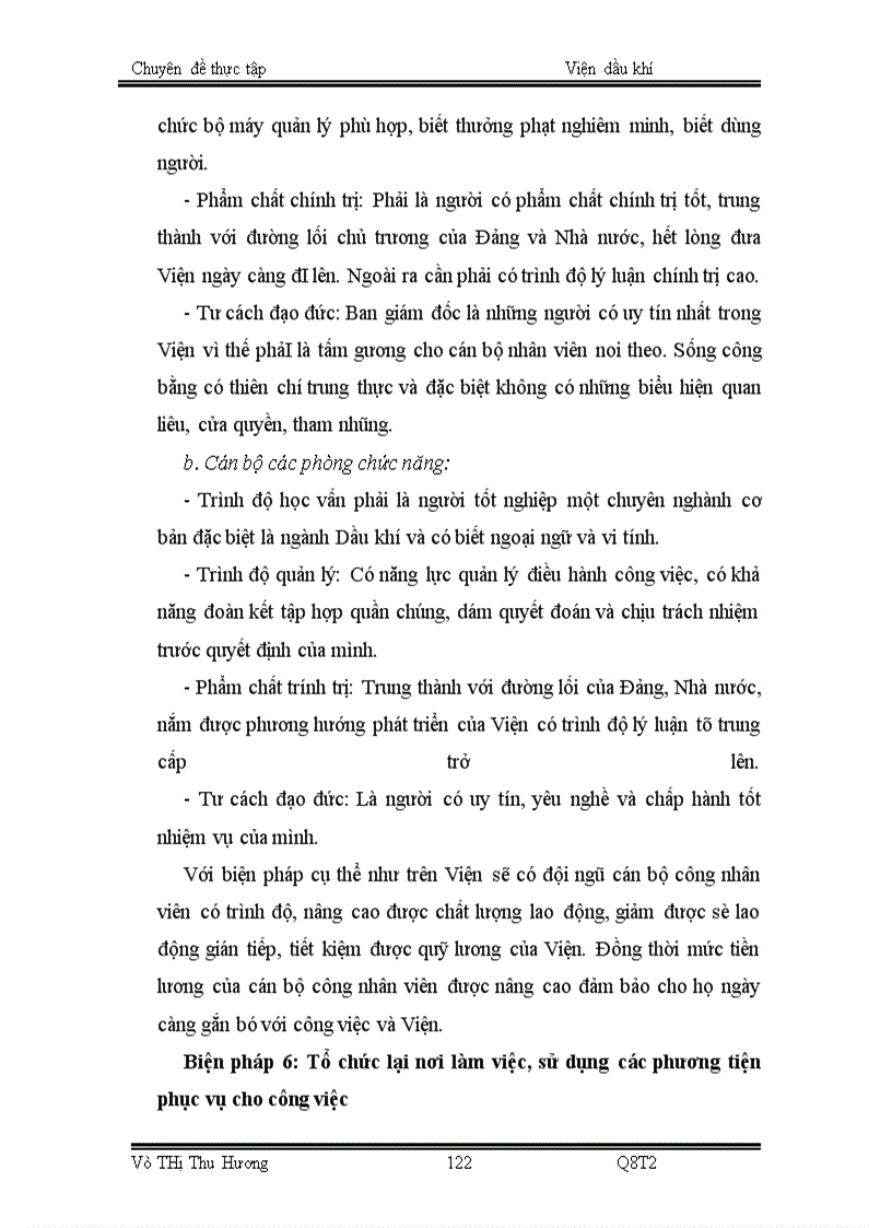 image for page Cơ cấu tổ chức bộ máy của Viện Dầu khí