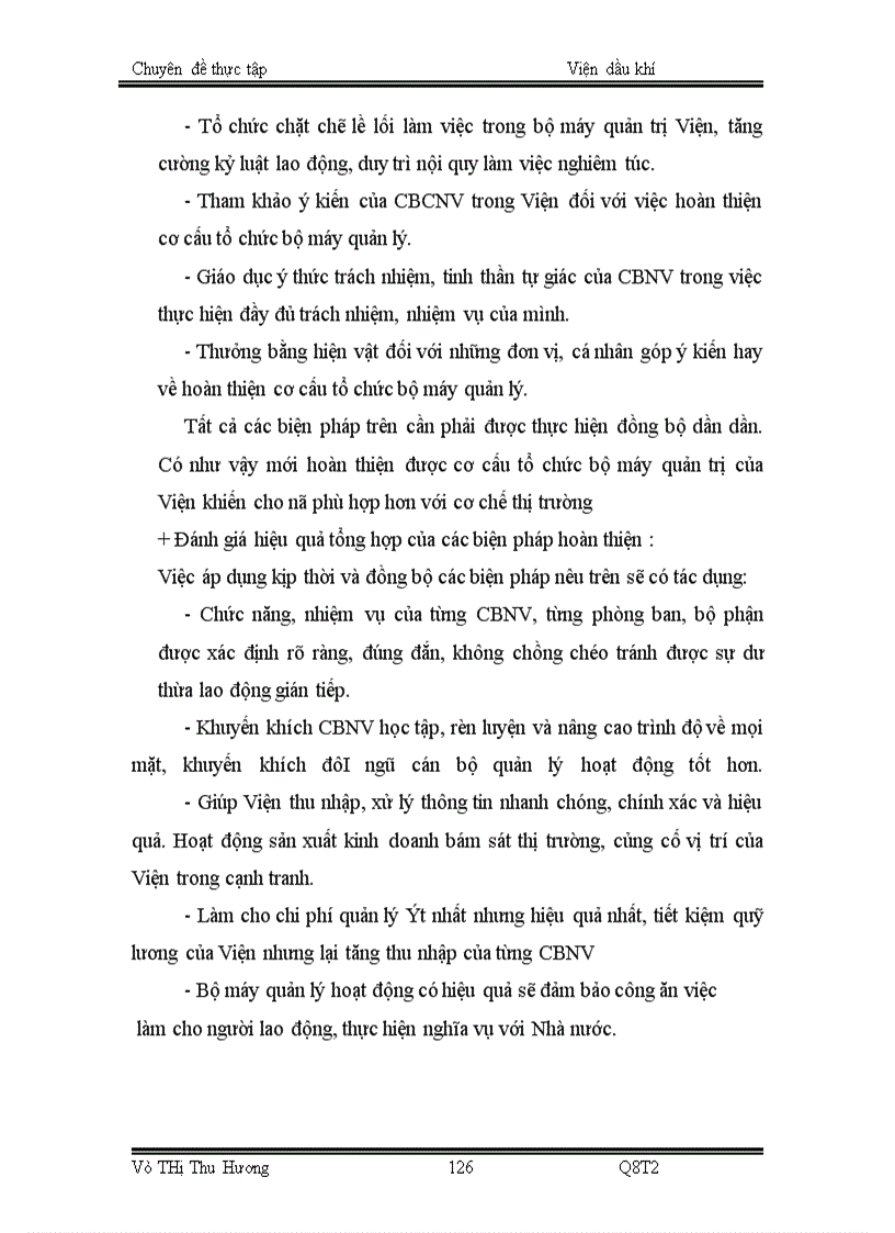 image for page Cơ cấu tổ chức bộ máy của Viện Dầu khí