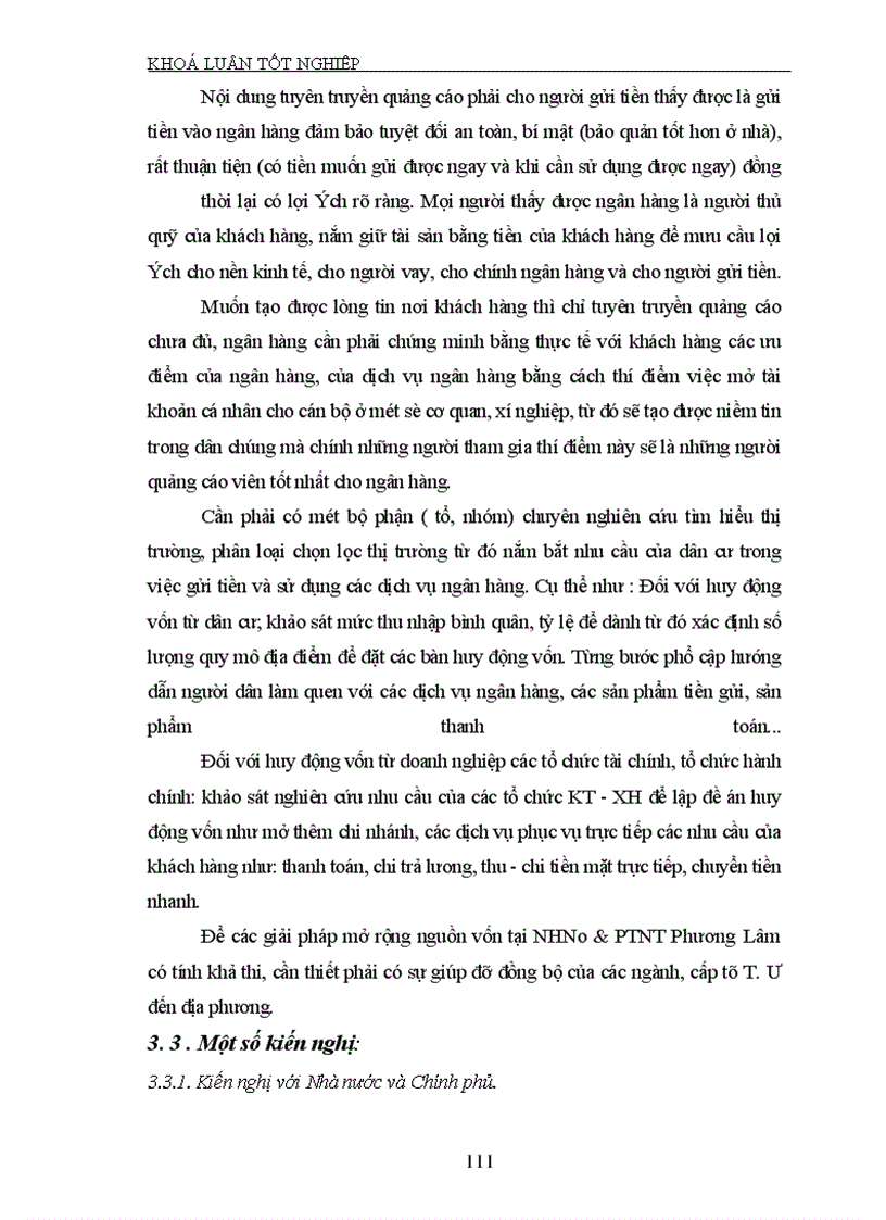 image for page Giải pháp mở rộng nguồn vốn tại Chi nhánh Ngân hàng nông nghiệp và phát triển nông thôn Phương lâm
