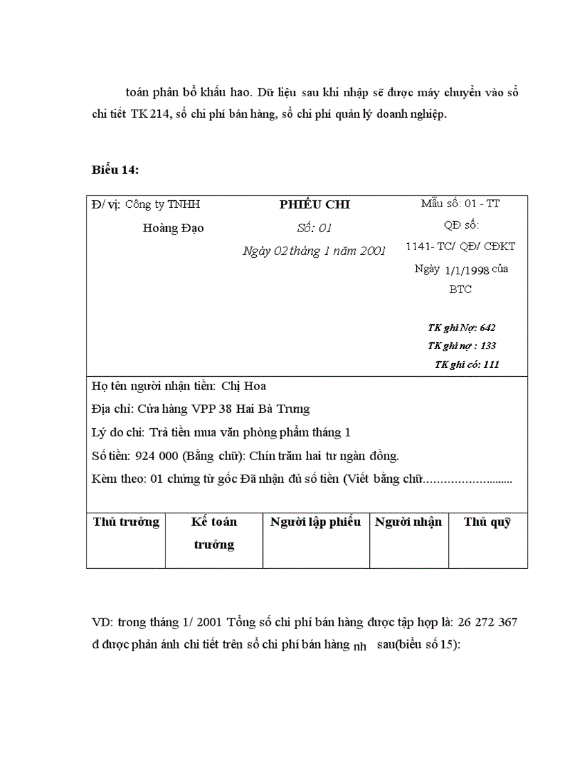 image for page Hoàn thiện tổ chức kế toán bán hàng và xác định kết quả bán hàng tại Công ty TNHH Hoàng Đạo