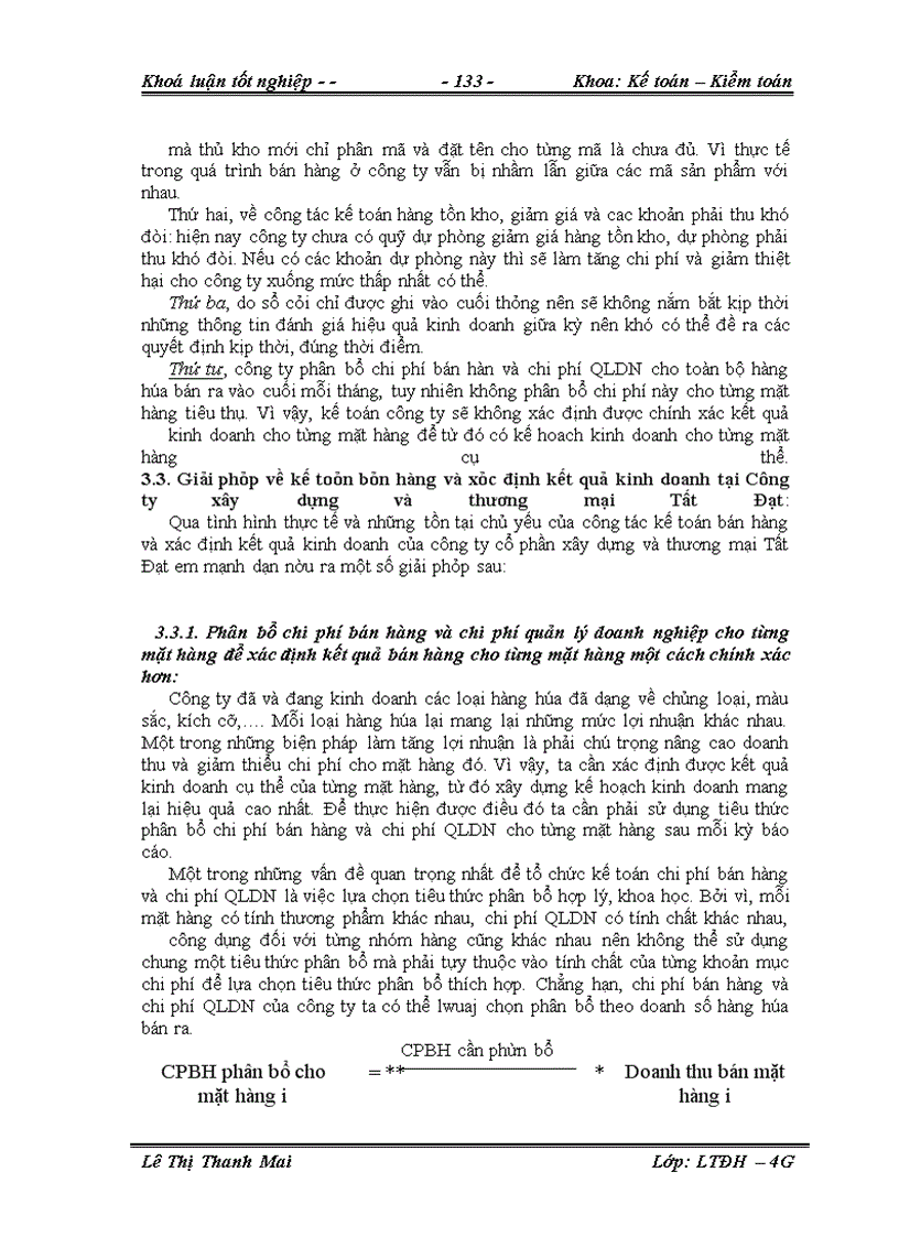 image for page Hoàn thiện công tác kế toán bán hàng và xác định kết quả kinh doanh tại công ty cổ phần Xây dựng và Thương mại Tất Đạt