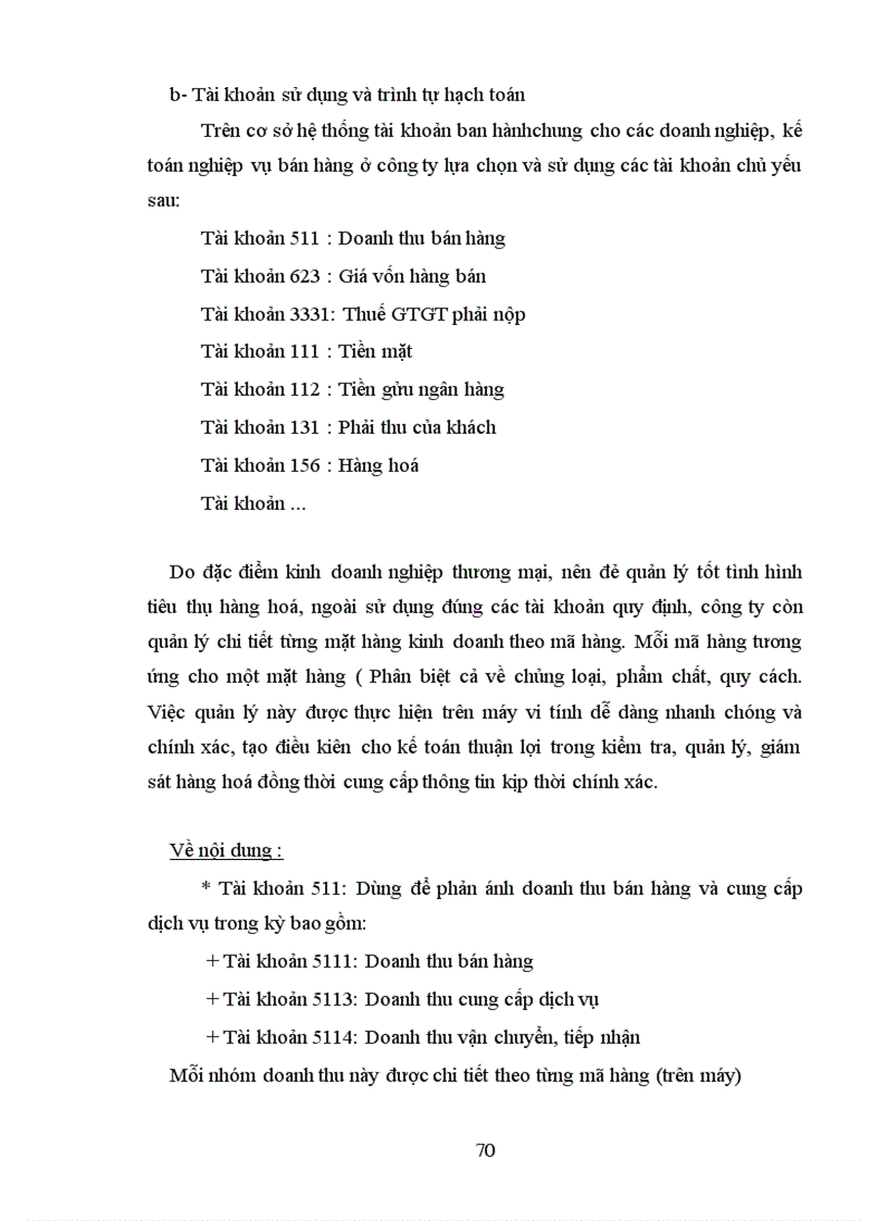 image for page Phương hướng hoàn thiện kế toán nghiệp vụ bán hàng tại Công ty TNHH TM Hà Dung