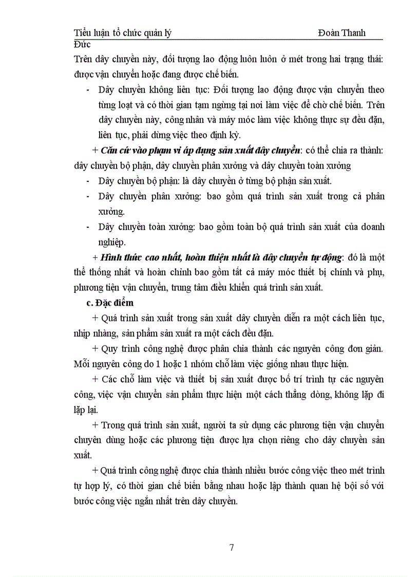image for page Phương pháp tổ chức sản xuất theo dây chuyền, những ưu điểm và điều kiện áp dụng