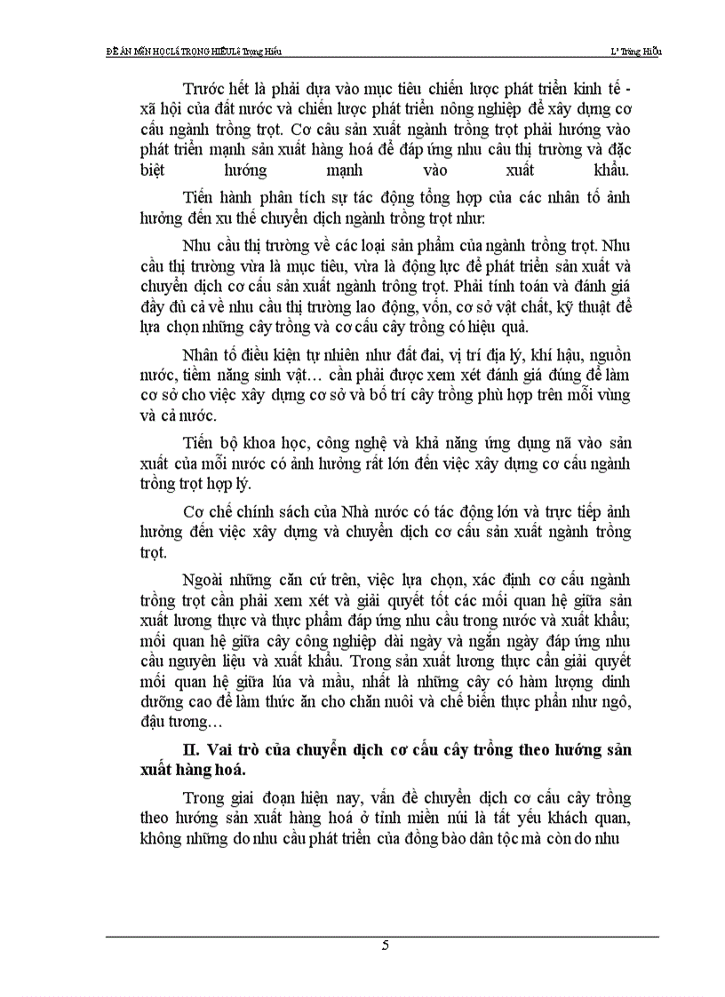image for page Một số giải pháp và kiến nghị nhằm đẩy nhanh quá trình chuyển dịch cơ cấu cây trồng theo hướng sản xuất hàng hoá