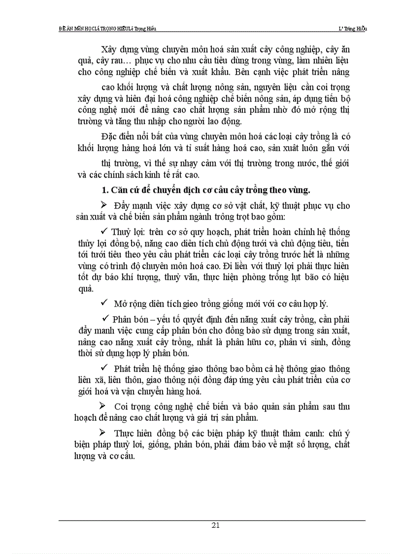 image for page Một số giải pháp và kiến nghị nhằm đẩy nhanh quá trình chuyển dịch cơ cấu cây trồng theo hướng sản xuất hàng hoá