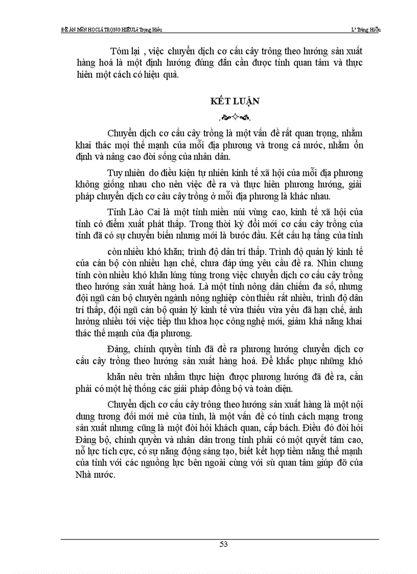 image for page Một số giải pháp và kiến nghị nhằm đẩy nhanh quá trình chuyển dịch cơ cấu cây trồng theo hướng sản xuất hàng hoá