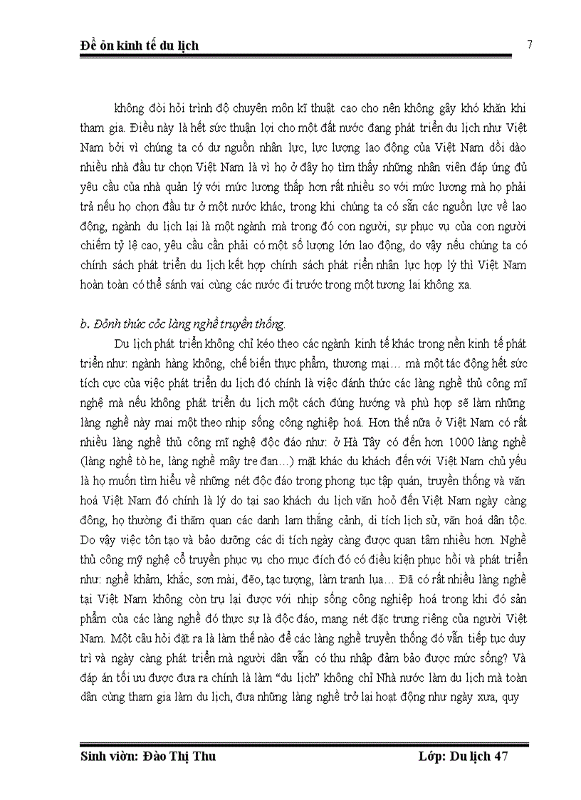 image for page Những ảnh hưởng của tình hình kinh tế chính trị đến việc phát triển du lịch Hà Nội
