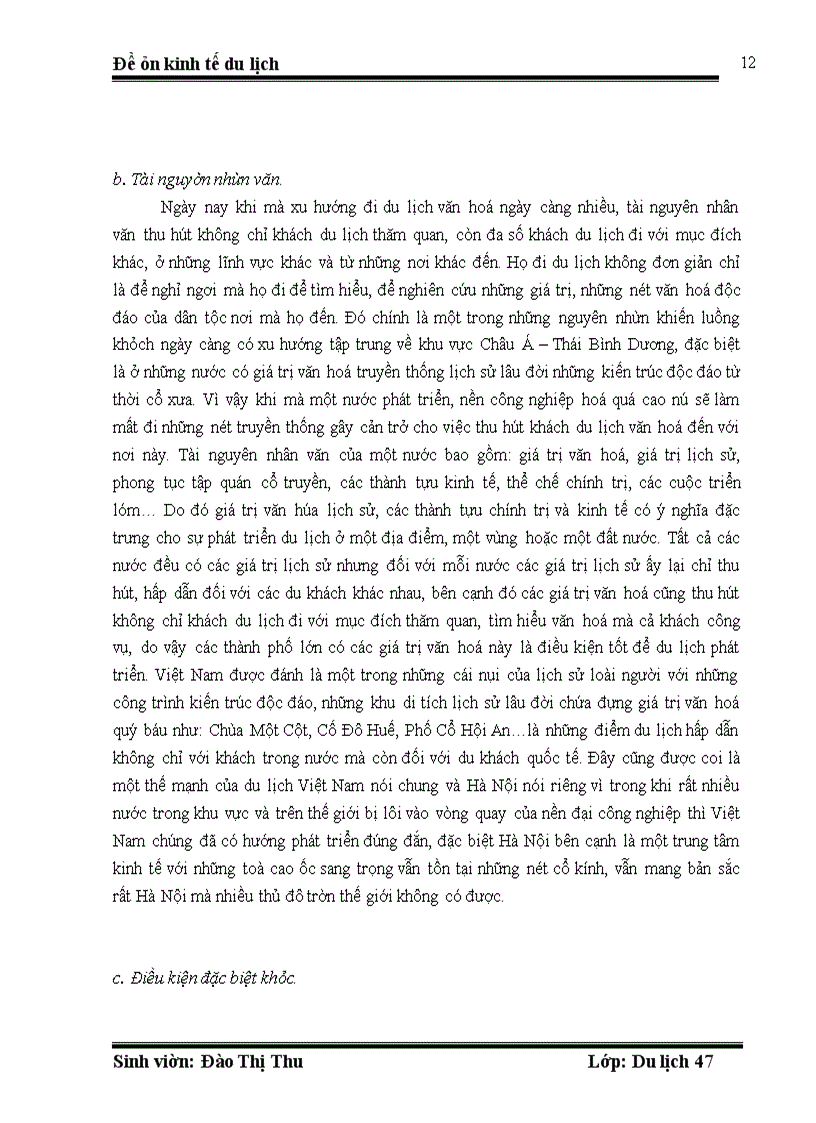 image for page Những ảnh hưởng của tình hình kinh tế chính trị đến việc phát triển du lịch Hà Nội
