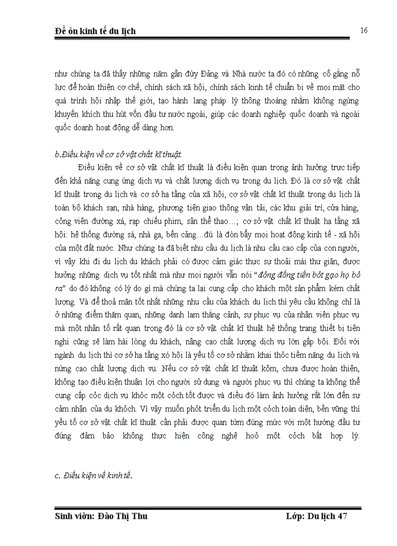 image for page Những ảnh hưởng của tình hình kinh tế chính trị đến việc phát triển du lịch Hà Nội