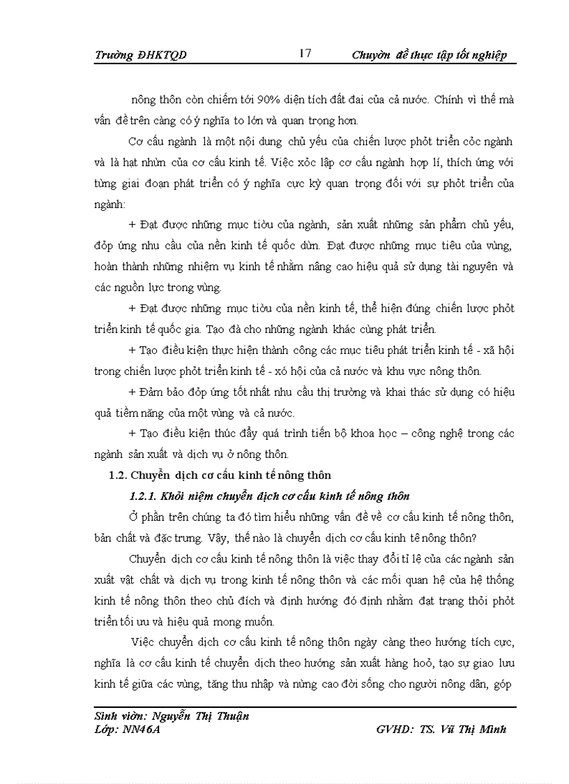 image for page Thực trạng phát triển kinh tế - xã hội và chuyển dịch cơ cấu kinh tế nông thôn của huyện Hương Khê- Hà Tĩnh dưới tác động của tuyến đường Hồ Chí Minh