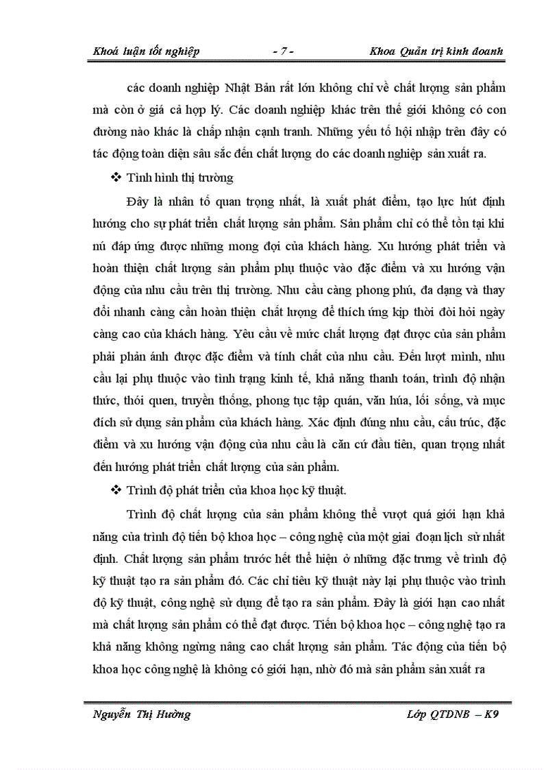 image for page Thực trạng công tác quản lý chất lượng sản phẩm ở Nhà máy bia Á Châu.
