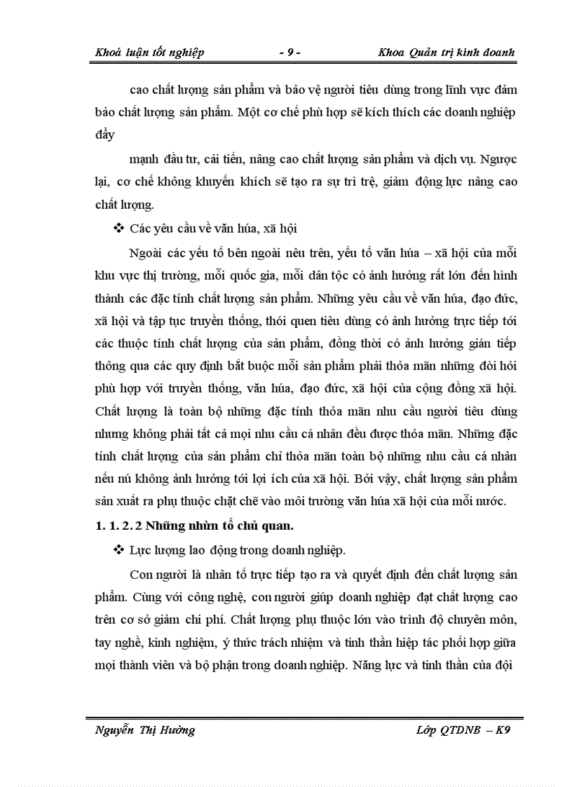 image for page Thực trạng công tác quản lý chất lượng sản phẩm ở Nhà máy bia Á Châu.