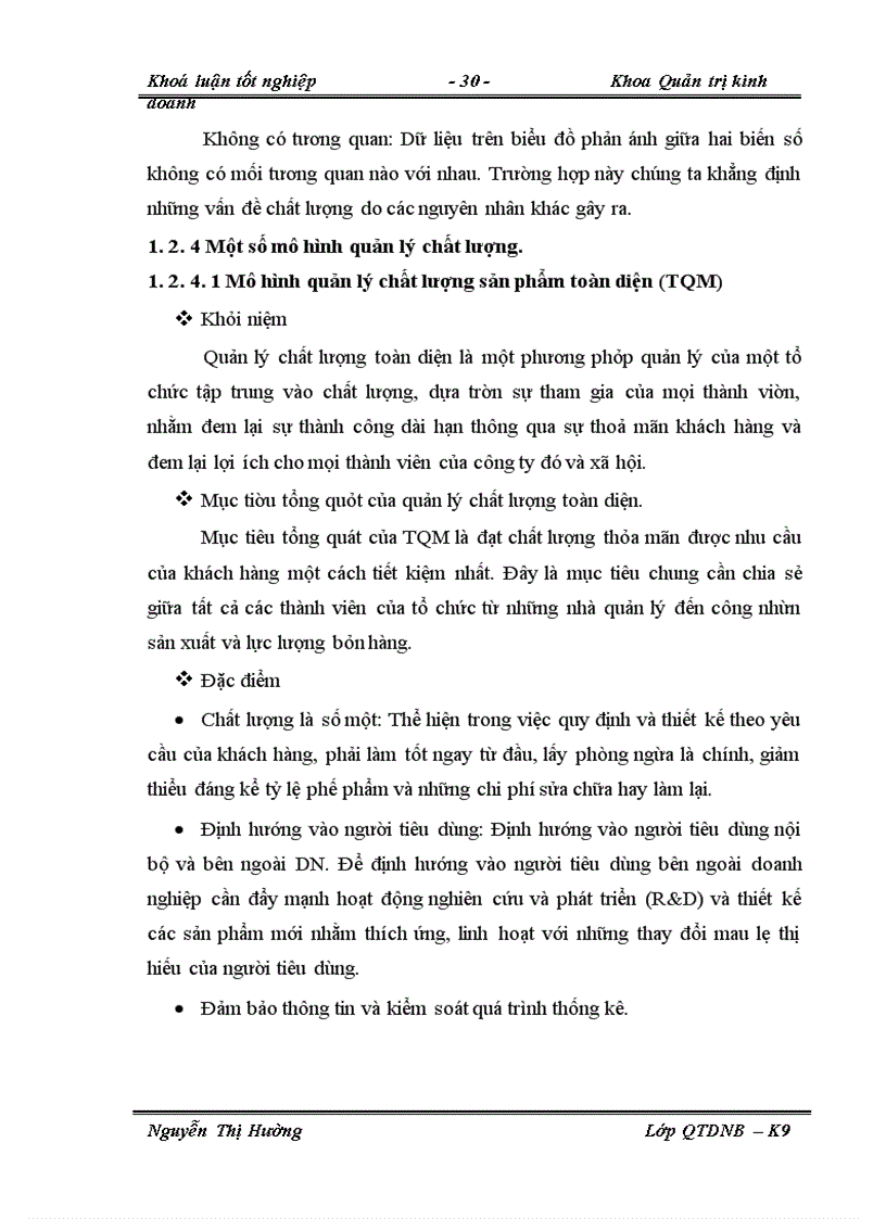 image for page Thực trạng công tác quản lý chất lượng sản phẩm ở Nhà máy bia Á Châu.