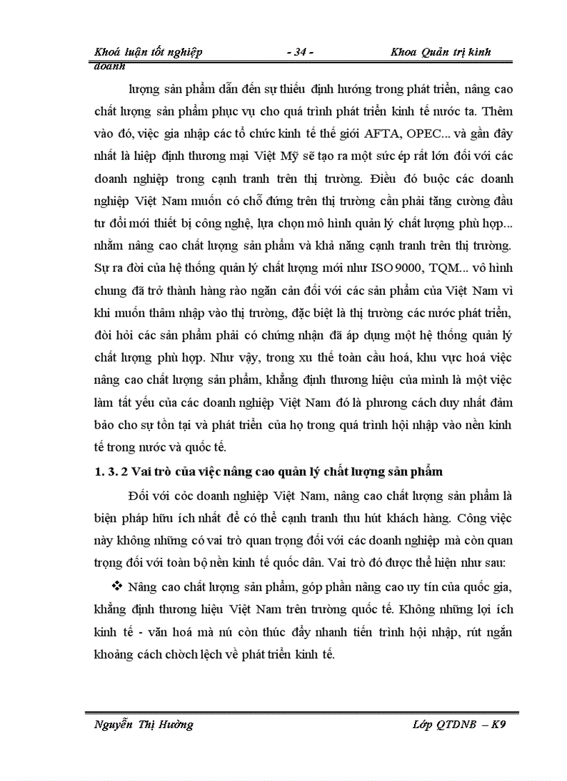image for page Thực trạng công tác quản lý chất lượng sản phẩm ở Nhà máy bia Á Châu.